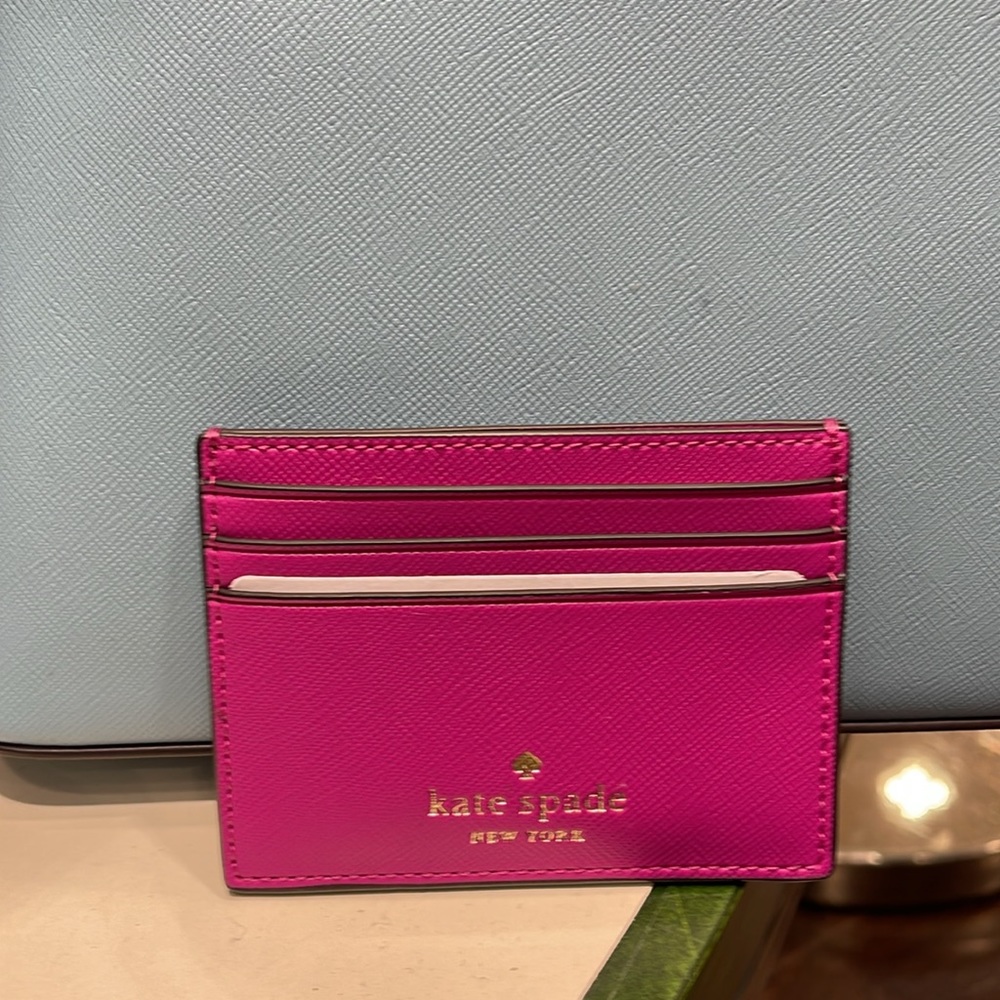 Kate Spade Schuyler Small Slim Card Holder
Baja Rose 
NWT - Picture 11 of 16